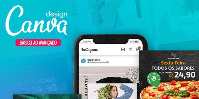 Banner do curso Design Canva Profissional